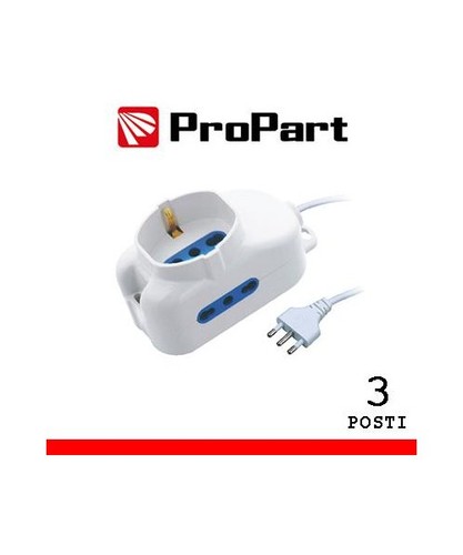 Multipresa 3pos bipasso - , +