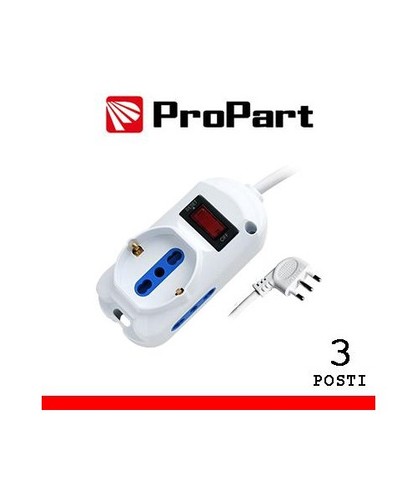 Multipresa 3pos bipasso - , +