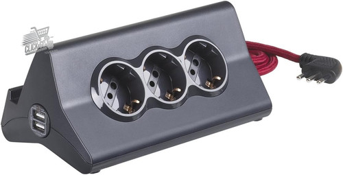 Desk multi outlet slipper - slipper, 3