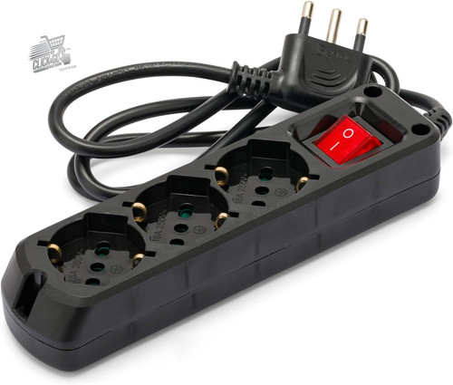 Black outlet outlets schuko - 3,