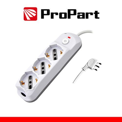 Multipresa 3pos bipasso schuko - multipresa,
